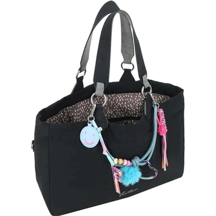 Fritzi aus Preußen Izzy Medium Limited Tüddelüt Schultertasche 42 cm, praktische Umhängetasche aus hochwertigem Material – Bild 7