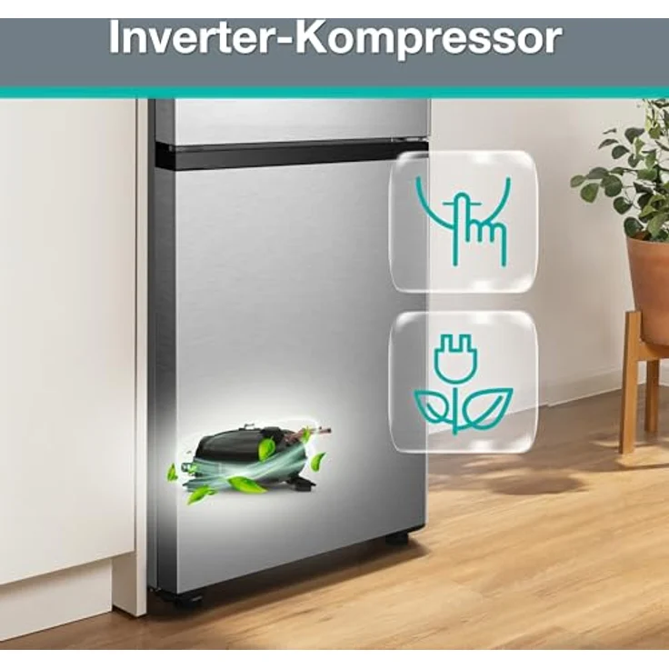 Gorenje RK418DPS4l Kühl-/Gefrierkombination, 268 Liter, Grau – Bild 7