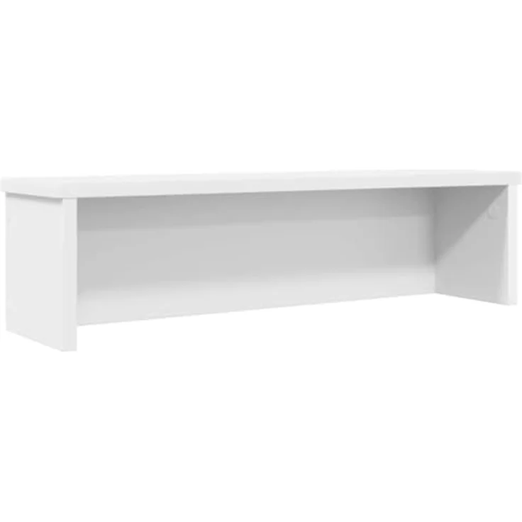 vidaXL Küchenregale Stapelbar 2 STK. Weiß 50x15x16 cm, Küchen-Aufbewahrungsregal, Gewürzregal, Regal, Organizer Küche mit stapelbarem Design und starkem Holzwerkstoff – Bild 4