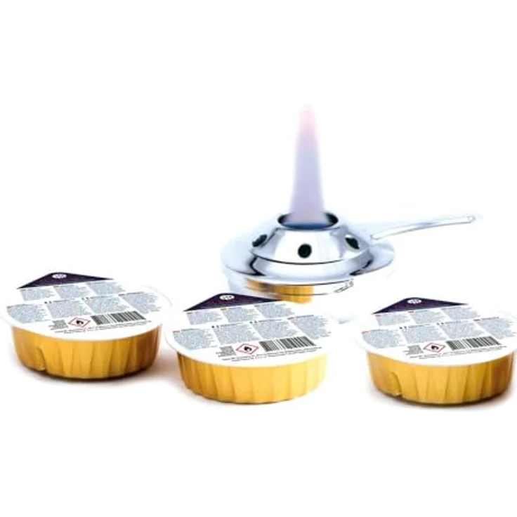 HENDI Brennpaste, für HENDI Fondue Brenner 111420, auf Bio Ethanolbasis, brenndauer ca. 2 Stunden, Brenngel, Fire Paste, für Fondue Brenner, Steingrillplatter, Speisewärmer, Rechaud, 3 stück, 80 Gramm – Bild 2