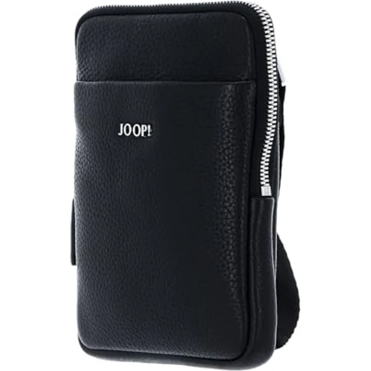 Joop! Cardona Rafael Umhängetasche aus 100% Leder, schwarz, 13 cm x 2.5 cm x 18 cm – Bild 2