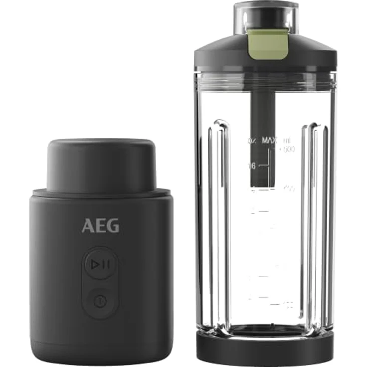 AEG PB4-1-2CG Kabelloser Minimixer, kompakt und leistungsstark, Charcoal Grey – Bild 3