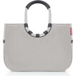 REISENTHEL® Einkaufsshopper loopshopper L herringbone grey, stilvolle Einkaufstasche mit 25 Liter Volumen