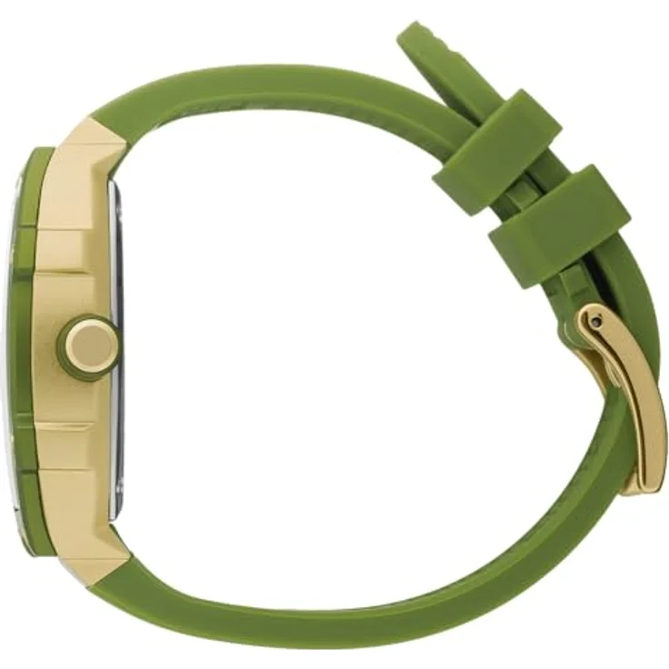 ICE-WATCH Ice Gold Forest Damenuhr mit Silikonarmband - Grünes Zifferblatt, 24-Stunden-Anzeige, leuchtende Zeiger – Bild 3