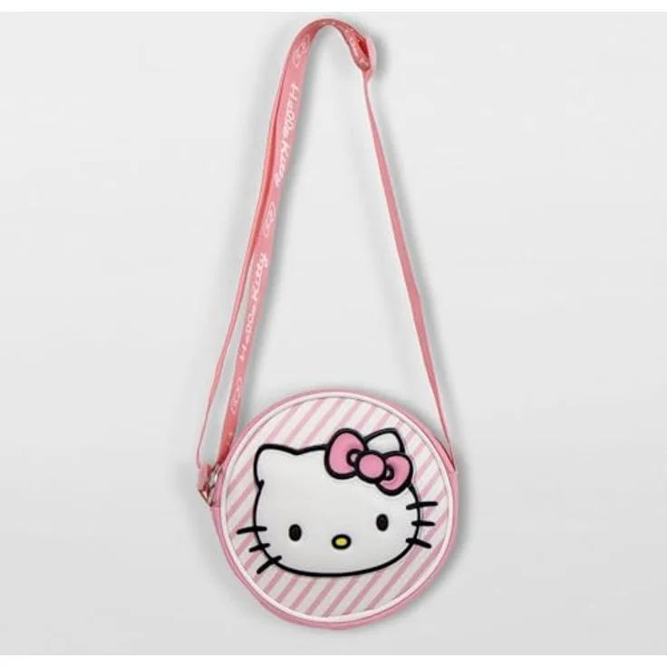 Cerda Umhängetasche Hello Kitty, leichte 3D Fantasia Tasche für Kinder, 13x13x4 cm, verstellbarer Schulterriemen, 71 g – Bild 4