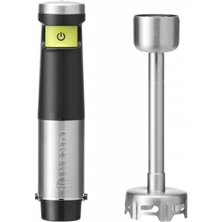HENDI Stabmixer kabellos Smart Pressure, 230V/150W, 65x(H)390mm, schwarz/stahlsilber/grün – Bild 6