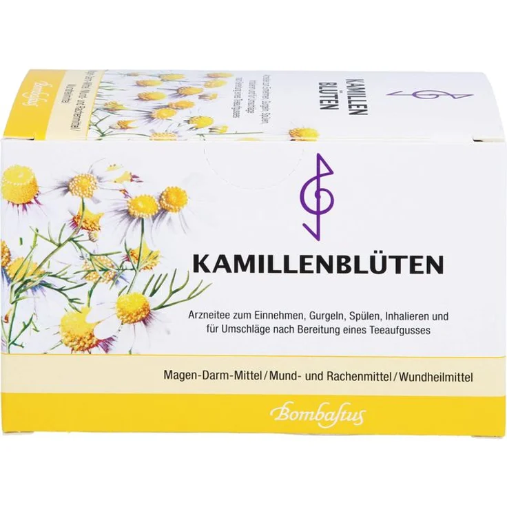 Bombastus-Werke AG KAMILLENBLÜTEN Tee Filterbeutel, 26 g, beruhigender Kräutertee in praktischer Beutel-Form – Bild 1