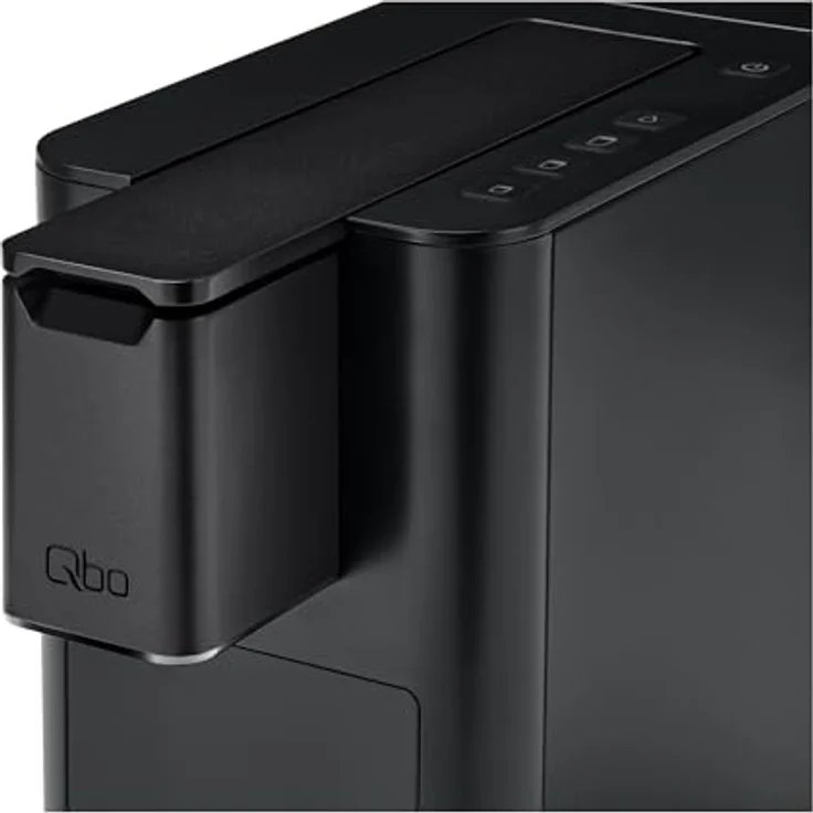 Tchibo Qbo ICONIC Premium Kapselmaschine inkl. 30 recyclebare Qbo Kapseln, Espresso, Caffè, Caffè Grande, Dark Chrome – Bild 5