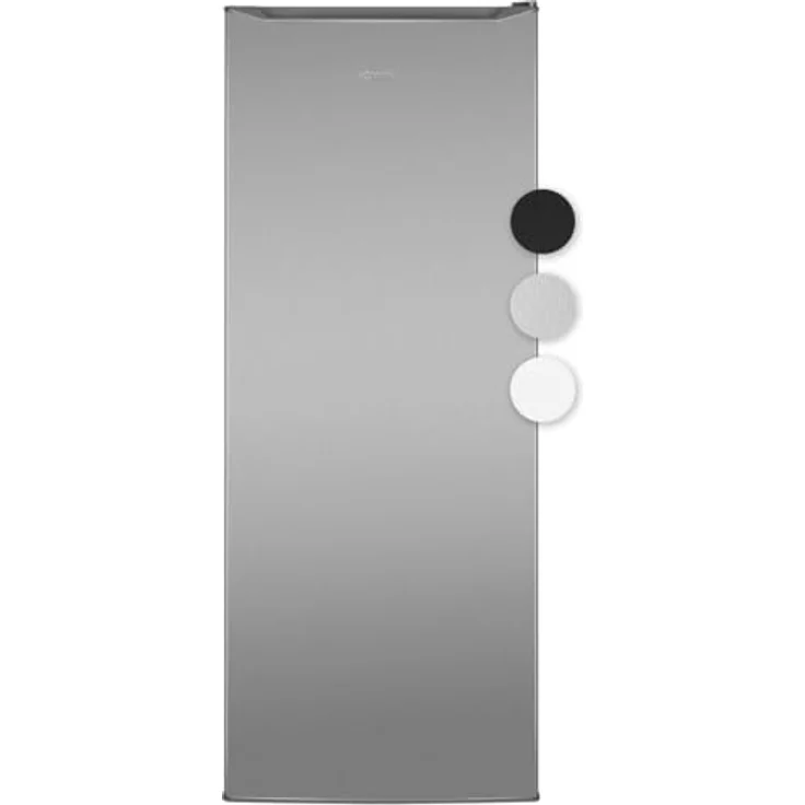 Bomann VS 7363 inox, Kühlschrank ohne Gefrierfach, 242L, 5 Ablagen, leiser Getränkekühlschrank, Temperaturbereich 0° - 8°C – Bild 1