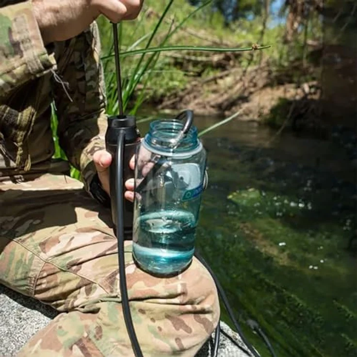 Katadyn Pocket Filter Black Edition, Keramik-Wasserfilter mit 0,2 Mikron Porengröße, für Outdoor-Reisen und Expeditionen, langlebig und mehrfach reinigbar – Bild 2