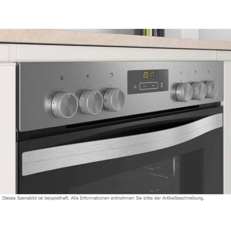 Constructa CX5HS706 Set Einbauherd CH3M50052 mit 5 Backofenfunktionen, Glaskeramikkochfeld CM323052, 60 cm Breite, Schnellaufheizung und Restwärmeanzeige – Bild 4
