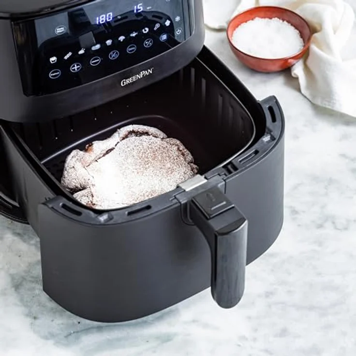 GREENPAN Heißluftfritteuse Bistro XL, 7,2L Volumen, Digitales LED-Display, Schwarz – Bild 5