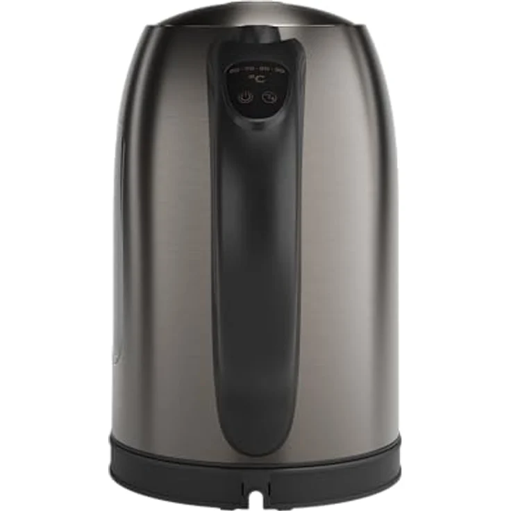 Aiwa Kawako AKT-3000D Digitaler elektrischer Wasserkocher, 1,7 l, 2200 W, Temperaturregelung 60 °C - 90 °C, Warmhaltefunktion, Edelstahl Anti-Fingerprint – Bild 3