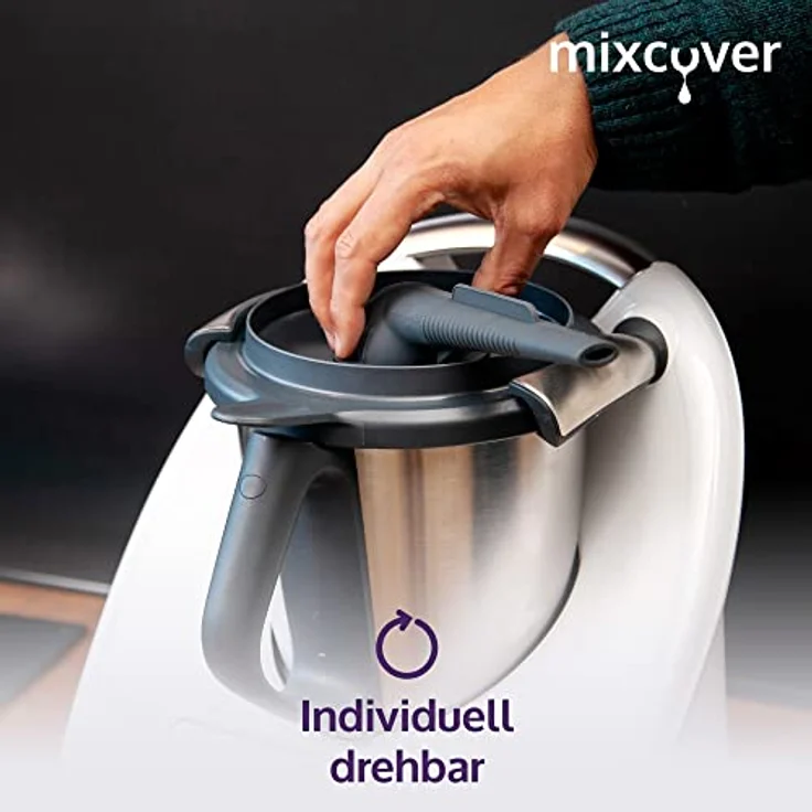 mixcover Steamy Dampfumleiter kompatibel mit Thermomix TM6 TM5 TM31 Monsieur Cuisine Connect Monsieur Cuisine Smart Dunstabzug Dampfaufsatz Möbelschutz Dampfumlenk aus Silikon – Bild 4