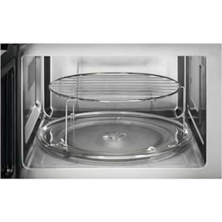 AEG OS5MG20EB Einbau-Mikrowelle mit Grillfunktion, 20 l, 800 W, LED-Display, elektronische Öffnung, Schwarz mit Edelstahl-Finish, Anti-Fingerabdruck – Bild 4