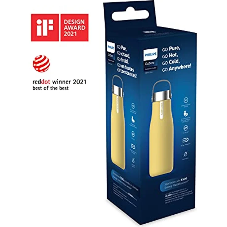 Philips Go Zero Smart UV Pastell Gelb Groß – Bild 2