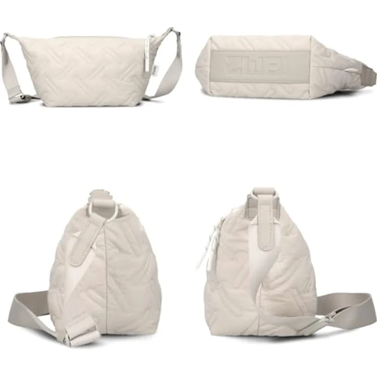 Zwei Cleo Shopper - Shopper 42 cm (sand), leicht und geräumig, mit abnehmbarem Schultergurt – Bild 3