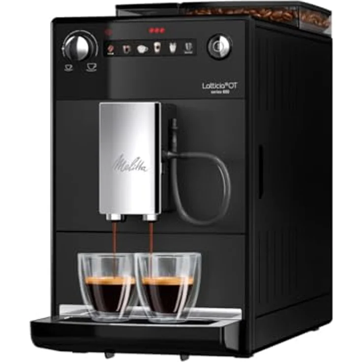 Extra Melitta Latticia OT matt/schwarz, Kaffeevollautomat, Schwarz – Bild 2
