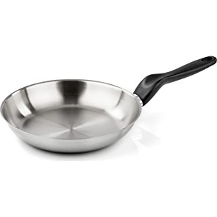 Barazzoni Le Inox Bratpfanne, Edelstahl 18/10, Silber, 28 cm