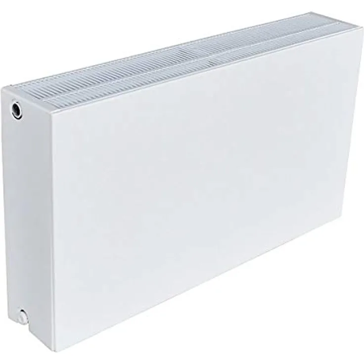 Universal-Planheizkörper 33/600/800-6 Anschlüsse: 2x recht ½“IG, 2x links ½“IG, 1x Doppelanschluss (2x ½“IG) Unterseite ein - Verkehrsweiß (RAL 9016) - qpool24