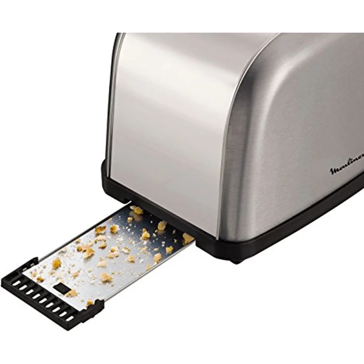 Moulinex Classic 2 Reb ? Toaster, Leistung 1400 W, Edelstahl, Grau – Bild 6