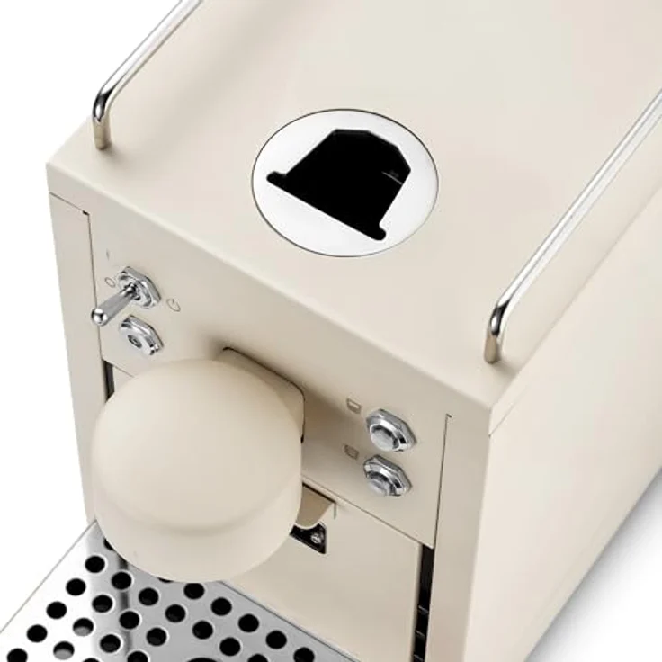 Sjöstrand The Original 2 Kapsel-Kaffeemaschine, 19-Bar-Drucksystem, Edelstahl, beige – Bild 5