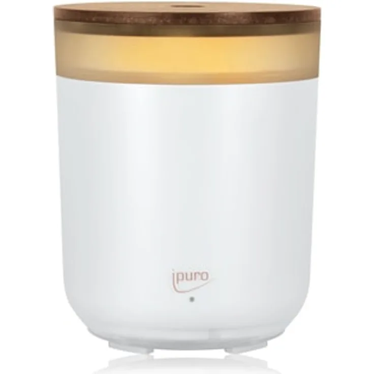 ipuro Air Sonic Aroma Candle White, Aroma Diffusor mit Ultraschalltechnologie für sanften Aromanebel
