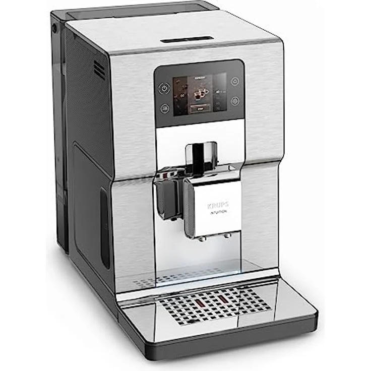Krups EA877D Intuition Experience+ Kaffeevollautomat, 1550 W, schwarz silber – Bild 5