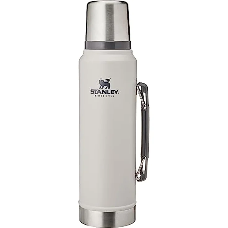 Stanley Classic Legendary Thermosflasche 1L Ash - Edelstahl Thermoskanne - BPA-Frei - Thermos Hält 24 Stunden Heiß - Deckel Fungiert Auch als Trinkbecher - Spülmaschinenfest – Bild 1