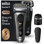 Braun Series 9 Pro+ Elektrorasierer, Reinigungsstation, Wet & Dry, 9565cc, Edelmetall