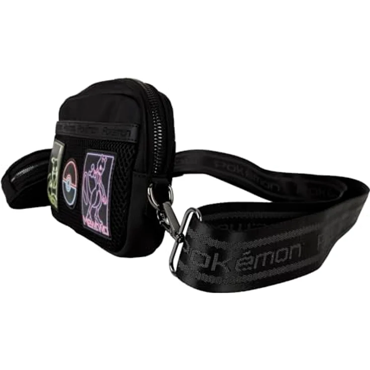 Loungefly Pokémon by Sling, Handtasche / Umhängetasche aus strapazierfähigem Nylon, 25 x 15 x 5 cm, vielseitig tragbar – Bild 2