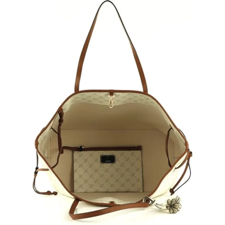 JOOP! Shopper Cortina 1.0 Lara Shopper Xlho Handtasche, braunfarbenes Kunstleder mit herausnehmbarem Täschchen – Bild 5