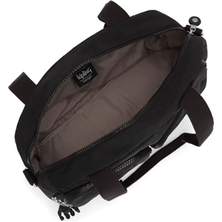 Kipling Basic Cool Defea, Schultertasche 33 cm mit 2 großen Außentaschen, Schwarz – Bild 5