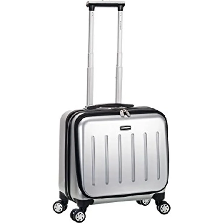 Rockland Revolution Hardside Rollkoffer, Silber, Carry-On 17-Inch, Revolution Hartschalenetui mit Rollfunktion