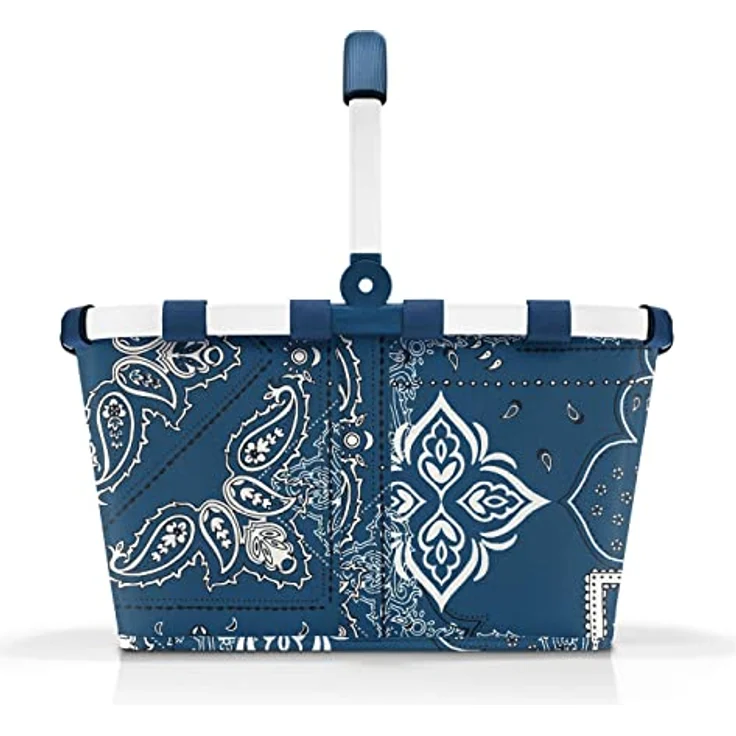 reisenthel carrybag Einkaufskorb mit Henkel Einkaufstasche Shopping Tragetasche frame bandana blue – Bild 2