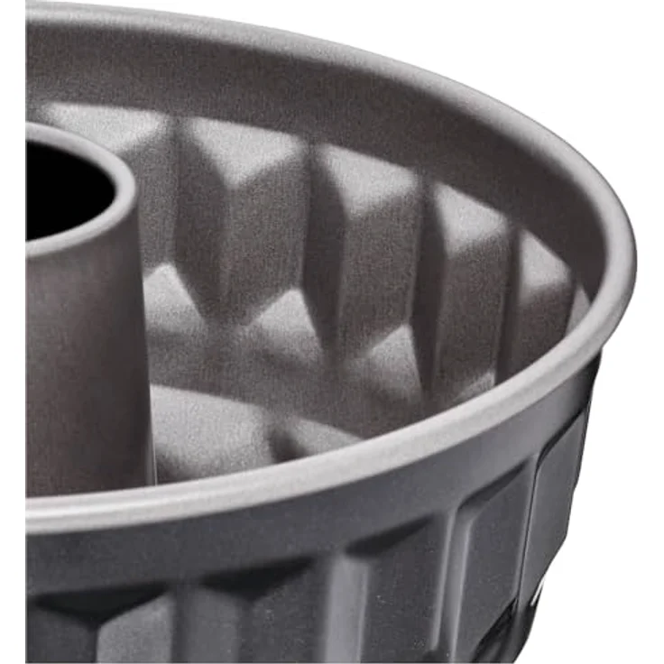 Kaiser Inspiration Bund--Gugelhupfform, Ø 24 cm, antihaftbeschichtet, gleichmäßige Bräunung, grau – Bild 5
