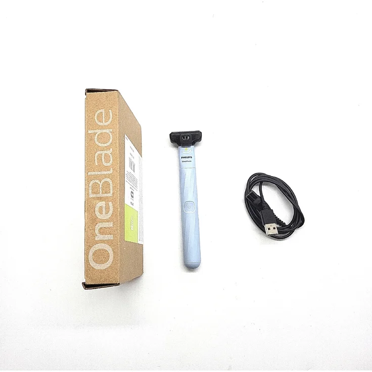 Philips OneBlade First Shave, Elektrisches Hybrid-Rasiersystem für Jungen, Anti-friction Rasierklingen, abwaschbar – Bild 1