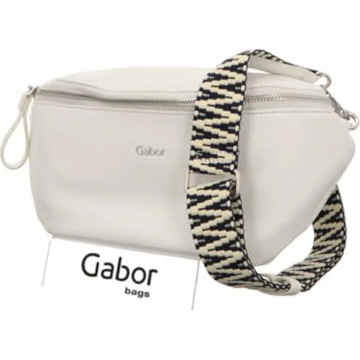 Gabor Silena Gürteltasche, 30 cm, weiss, 100% Polyurethan, 11 cm x 15 cm – Bild 1
