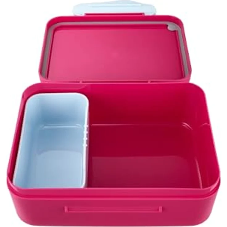 ergobag Lunchbox Brotdose Tritan, 1-tlg. mit Trennfach für Obst und Gemüse, BPA-frei, spülmaschinenfest – Bild 3