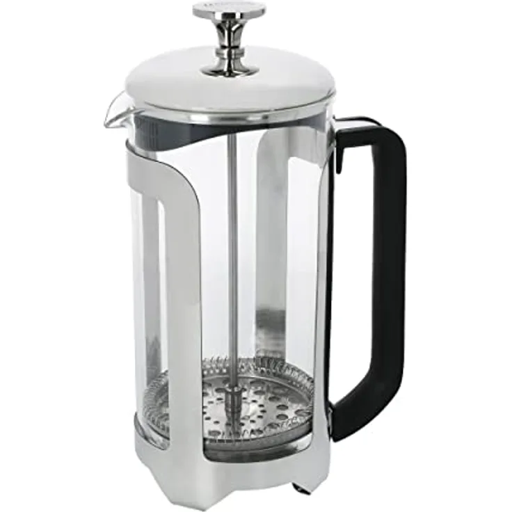 La Cafetière Roma Kaffeebereiter, Edelstahl, 8 Tassen, silberfarben, in Geschenkverpackung