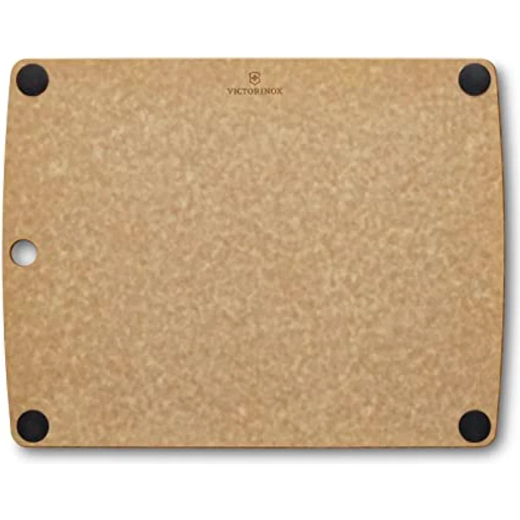 Victorinox Schneidebrett, All-in-One, Cutting Board M 36.8 x, 28.5 x, 0.6, Saftrille, Klingenschonend, Rutschfest, Spülmaschinengeeignet, Braun – Bild 2