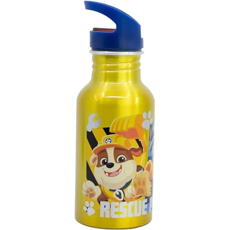 PAW PATROL Trinkflasche 545 ml Aluminium mit Trinkaufsatz und Schraubverschluss, leicht und robust – Bild 2