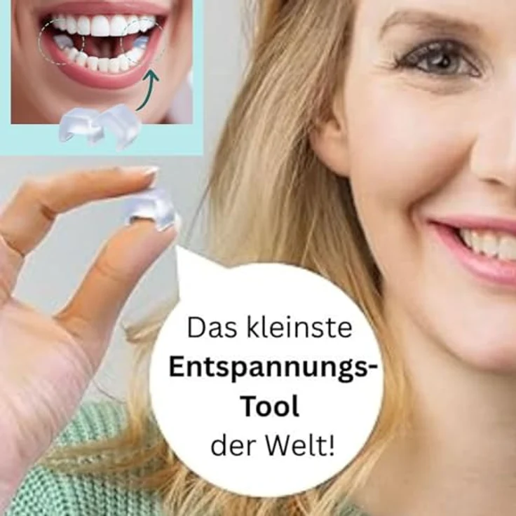 TJ-MOTION be in balance TJ-Motion Aligner, sanfte Kieferdehnung zur Muskelentspannung, 2er Pack aus medizinischem Silikon – Bild 4
