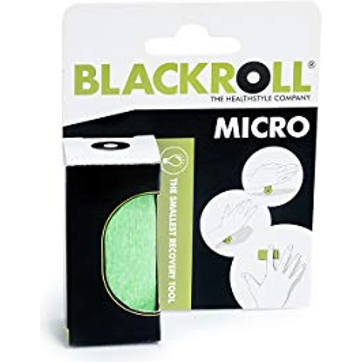 Blackroll Micro Massagegerät, Grün, für gezielte Verspannungsbefreiung in Händen und Gesicht, handlich und praktisch – Bild 2