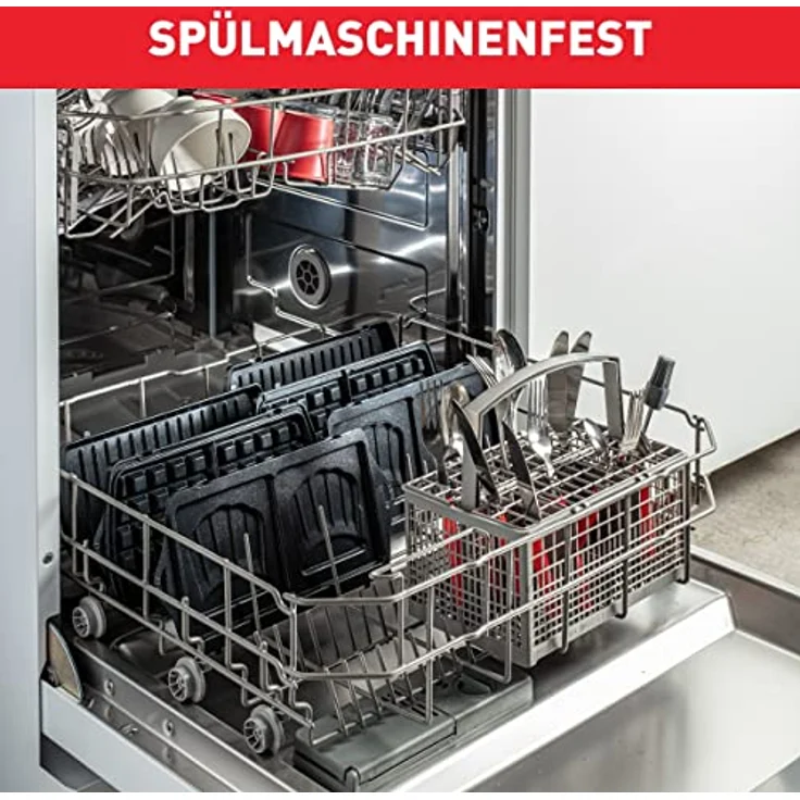 Tefal SW854D SW854D16 Sandwichmaker, Schwarz, Edelstahl – Bild 5