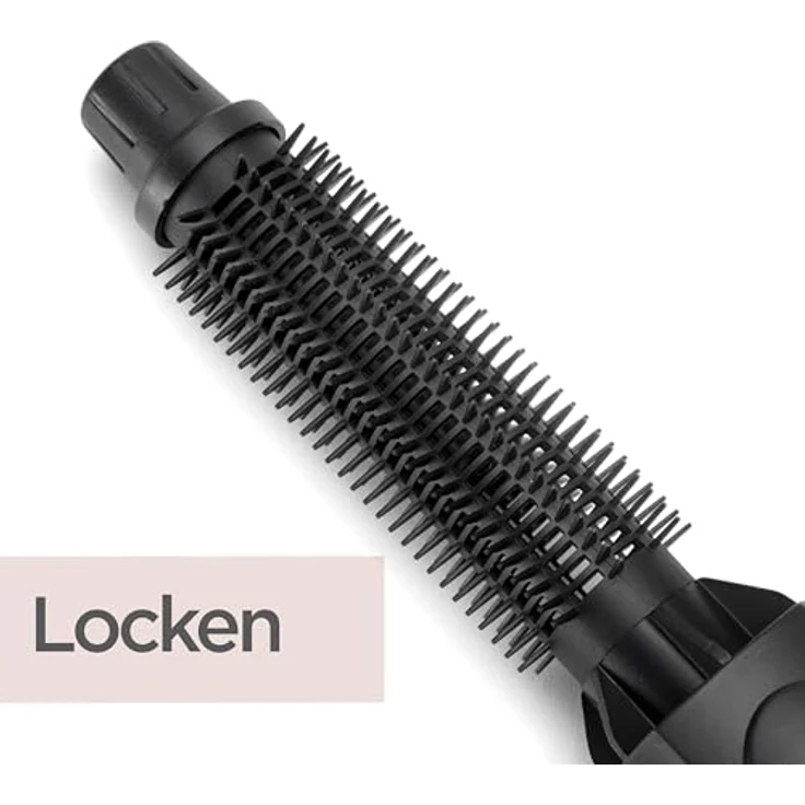 BaByliss Warmluftbürste Smooth Finish 1200, Warmluftbürste mit 1200 W Leistung, Schwarz/Rosé – Bild 6