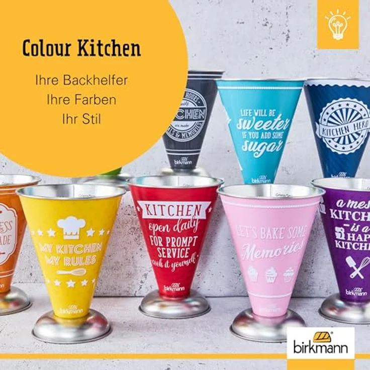 RBV Birkmann Colour Kitchen Geschenkbox mit Spruch "Darling you are fabulous", eckig, lila, 12 x 10 cm, Höhe 6 cm, Weißblech, vielseitig einsetzbar – Bild 5