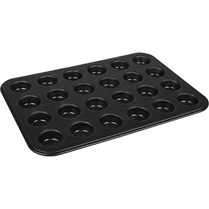 Dr. Oetker Muffinform 24-er Mini Ø 3 cm, Cupcake Form für saftige Muffins, Muffinblech mit Antihaftbeschichtung, Menge: 1 Stück – Bild 2