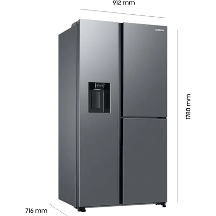 Samsung RH68DG853DS9EG Side-by-Side Smart Kühlschrank, 627L, 279 kWh/Jahr, Energieklasse D, Silber – Bild 3