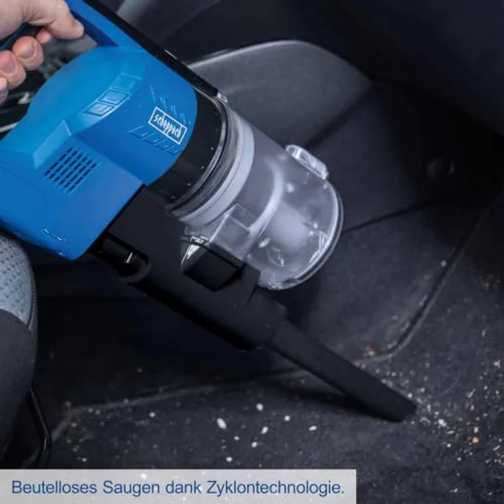 Scheppach Akku-Handstaubsauger BC-VC250-X, 20V mit 20kPa Leistung, 600ml Staubbehälter, 2in1 Funktion und LED-Leuchte, inkl. 2Ah Akku + 2,4A Ladegerät – Bild 5